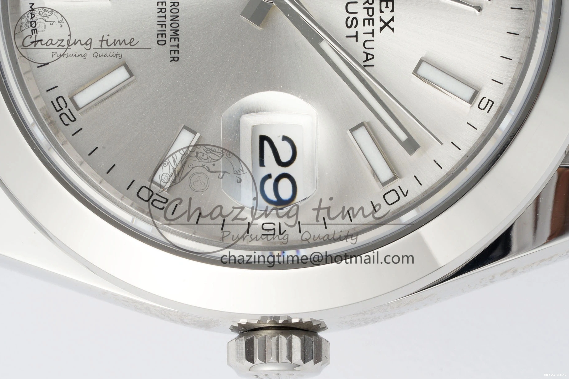 1227 DateJust 41 SS Polished Bezel KING 1:1 Best Edition 904L Steel Silver Stick Dial on Oyster Bracelet VR Flexible 2167